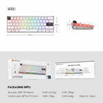 5957ba58fa8f40f817898f62fcc329ea Tastatura Mehanicka Gaming Fantech MK857 RGB Maxfit61 FROST Space Edition (Blue switch)