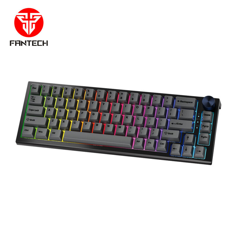 92d446f15def99d1c0196b590129d0f1 Tastatura Mehanicka Gaming Fantech MK876 RGB Atom TKL siva (Blue switch)