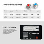 93da391e00aabcf083e8a5078dfa1080 Tastatura Mehanicka Gaming Fantech MK857 RGB Maxfit61 FROST Wireless Space Edition (Blue switch)