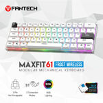 acddd0bc784a9d71e05014e4f125a5c9 Tastatura Mehanicka Gaming Fantech MK857 RGB Maxfit61 FROST Wireless Space Edition (Blue switch)