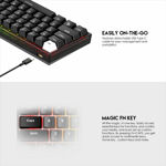 b8d106df9106baa0966553e18203b470 Tastatura Mehanicka Gaming Fantech MK857 RGB Maxfit61 FROST crna (Blue switch)