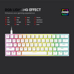 bc83a7ae086bf52ae429e6e9331d0ebc Tastatura Mehanicka Gaming Fantech MK857 RGB Maxfit61 FROST Wireless Space Edition (Blue switch)