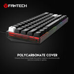 e0accf35f0f76470c5c0dc236641a529 Tastatura Mehanicka Gaming Fantech MK857 RGB Maxfit61 FROST crna (Blue switch)