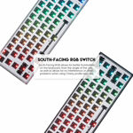 ffddb62354eefe5e36110c33668f6c6a Tastatura Mehanicka Gaming Fantech MK857 RGB Maxfit61 FROST Wireless Space Edition (Blue switch)