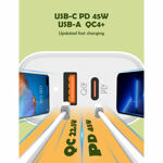 f0f16b219d811d3ff5c05cbacbfa9e53 Kucni punjac LDNIO A2526C PD, QC4+, QC3.0, PPS 45W USB na Lightning