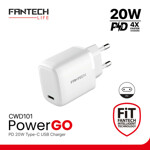 4a172edec7bea7cc69b202978c46c8f4 Kucni punjac Fantech PowerGO CWD101 PD 20W beli