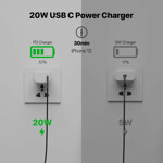 7b716c08fa4df7cec3ca7808ea1cab23 Kucni punjac Fantech PowerGO CWD101 PD 20W beli