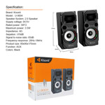 bb459c6c8e85048324c3a258e78727f5 Zvucnik Kisonli U-9004 crni