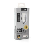 6adb8f2218a1b788d627cd207629c02c Auto punjac LDNIO DL-C17 2.4A sa iPhone Lightning kablom beli
