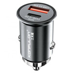 08fd38966171db6ac69a9555b4487432 Auto punjac KONFULON C80Q, 3.6A, QC3.0 22.5W, PD 30W crni
