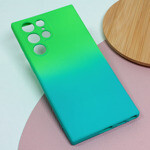 b18f5867d0bb0e972411b14247e77807 Maskica Rainbow Spring za Samsung S908B Galaxy S22 Ultra 5G zeleno svetlo plava