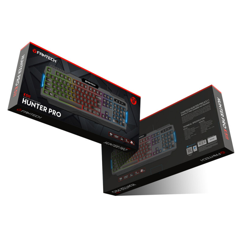 3606c305f789fac736dde30c66af4ff0 Tastatura Gaming Fantech K511 Hunter Pro crna