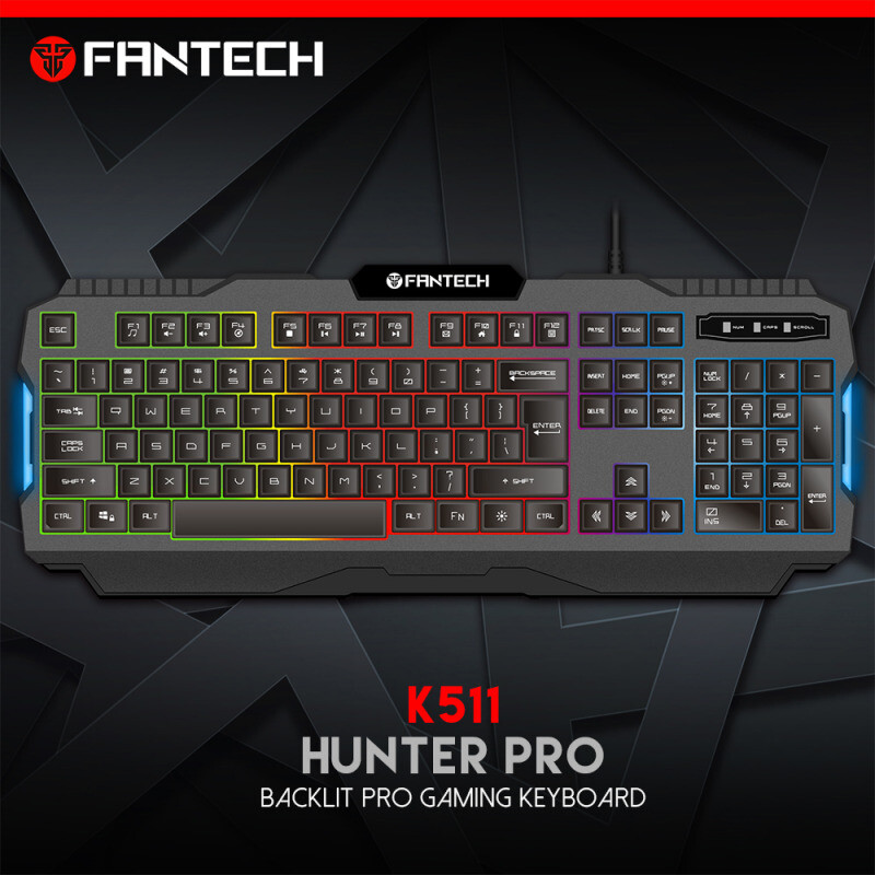 54c08b4311865c0dfe1a6a74b36ec382 Tastatura Gaming Fantech K511 Hunter Pro crna