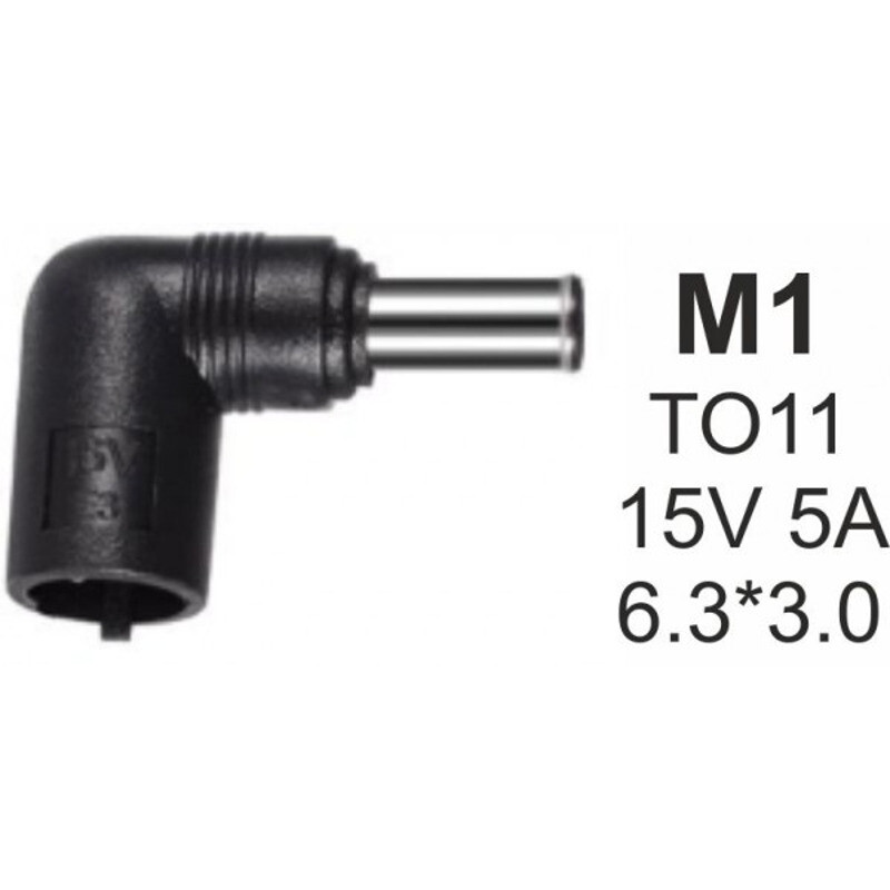 6dce91dd85c741b3fe5cfd498e0f2a21 NPC-TO11 (M1) Gembird konektor za punjac 75W-15V-5A, 6.3x3.0mm