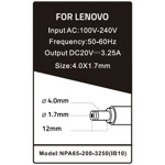 85c406a836e44d1b9535ed3f50e6cbaf NPA65-200-3250 (IB10) ** Gembird punjac za laptop 65W-20V-3.25A, 4.0x1.7mm Yellow (680 Alt=IB09)