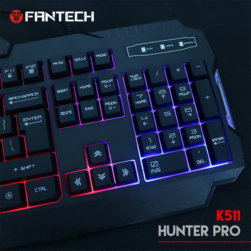 a16a68207bd0855f8d8f0813a20b2852 Tastatura Gaming Fantech K511 Hunter Pro crna