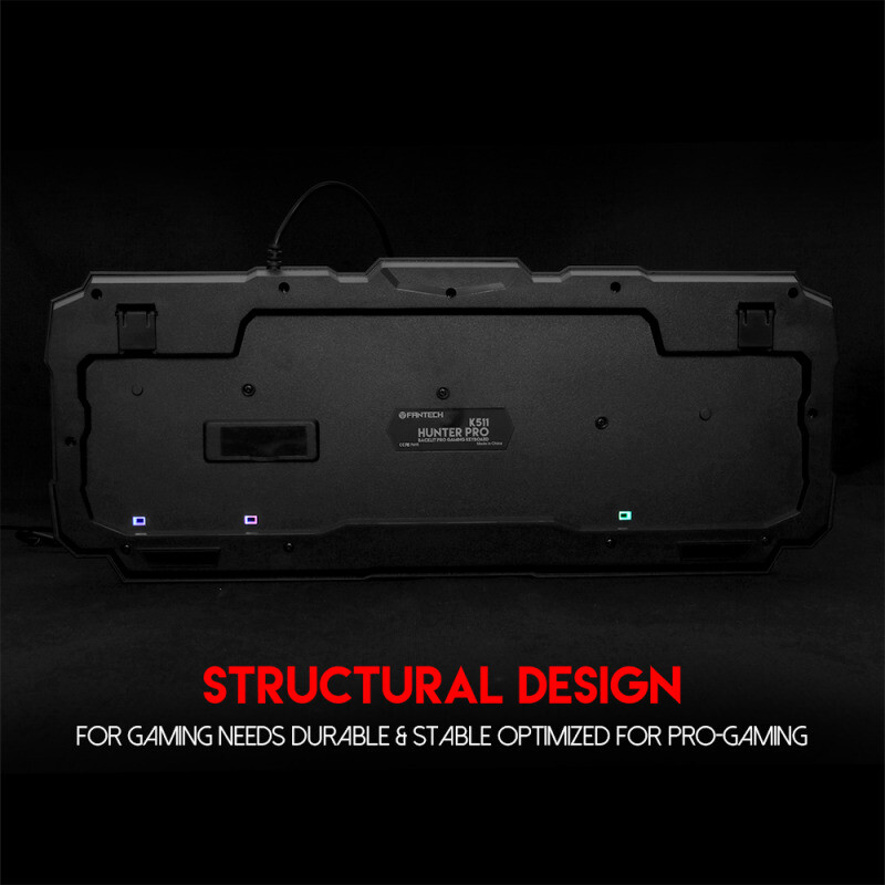 d0cc552c64e4737c05ab713180dffb3f Tastatura Gaming Fantech K511 Hunter Pro crna