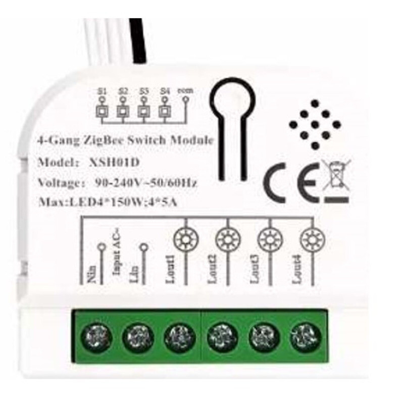 ecf0f5b64b0055f5c083cbc4f1c7889e SMART-4GANG Tuya Wifi DIY Self-locking daljinski upravljac Smart Switch relejni modul DC 5V/7-32V AC