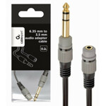 02caff42162f8f54965e997aca284ee5 A-63M35F-0.2M Gembird 6.35mm to 3.5mm audio adapter cable, 0.2m