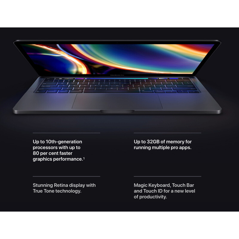 Apple MacBook Pro 13 2020 Intel i5 QuadCore 16GB RAM 500GB NVMe