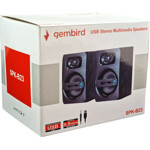 2c1f944c19c653174842154af769f823 SPK-B23 * Gembird Stereo zvucnici black Wood, 2.5 inch, 6W RMS (2x3W) USB pwr, volume control, 3,5mm