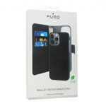 91074e9b04da59ffbe1d5757bcd28297 Maskica Puro novcanik 2u1 za iPhone 13 Pro Max 6.7 crna
