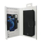 dd6c4882977953ea4e81ca8e809a2194 Maskica Puro novcanik 2u1 za iPhone 13 Pro Max 6.7 crna