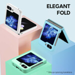 9f0a48b6a50fba43c0e32b8f9f819344 Maskica Elegant Fold za Samsung F731B Galaxy Z Flip 5 5G bela