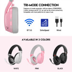 f308b90d38681bf32ca52ccdb3ae1c78 Bluetooth slusalice Fantech WHG01 Tamago Sakura