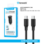 43fcf52102930015a78499a7a19307d1 Auto punjac Teracell Evolution TC-12 PD 20W crni sa PD Type C kablom crni