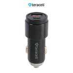 46932f85ea224ae1e33d3f3ff63b5261 Auto punjac Teracell Evolution TC-11 PD 22.5W + USB QC3.0 20W, 45W (total) sa PD Lightning kablom crni