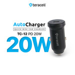 70aeb2984ea71fa2afd38d6f7888780d Auto punjac Teracell Evolution TC-12 PD 20W crni sa PD Type C kablom crni