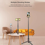5e2c237e8e4706f571ed814df11ce49b Selfie stick M18 + tripod beli/srebrni