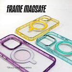 3710abd67febc0ad9fbcae88d4490607 Maskica Frame Magsafe za iPhone 15 Pro 6.1 ljubicasta