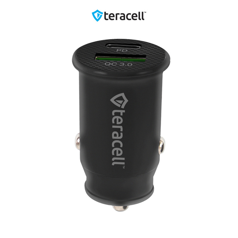 82a94f090d83ba4fb71bf0c3d129aa39 Auto punjac Teracell Evolution TC-11 PD 22.5W + USB QC3.0 20W, 45W (total) sa Type C kablom crni