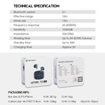 7756714fce1f53c4051700a3838f10ed Bluetooth slusalice Fantech TX1 Lite Mithril bez