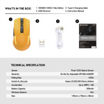 285dcdde69bb2a80f2fcb43abb13d91b Mis Wireless Gaming Fantech WGC2 Venom II zuti
