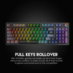 3e8340f3fb90223bda357f0561286cf8 Tastatura Mehanicka Gaming Fantech MK890 RGB Atom 96 siva (Blue switch)