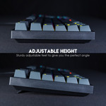 40062b6d7dcd3a668da528f862df5562 Tastatura Mehanicka Gaming Fantech MK886 RGB Atom siva (Red switch)