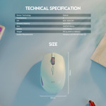 db8e17de4389d0ea9f4be8ccb8a9d5e1 Kancelarijski Wireless mis Fantech W193 roze