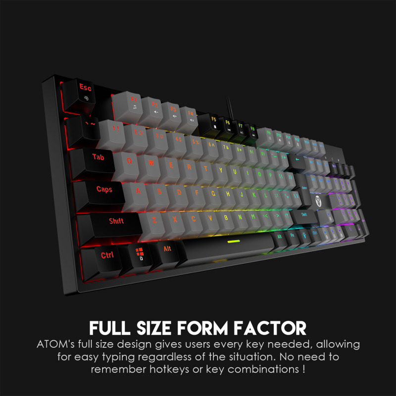 e27a7005e739faa0b681c5fbb72b9bb0 Tastatura Mehanicka Gaming Fantech MK912 RGB Atom PRO63 Wireless Saturn (red switch)