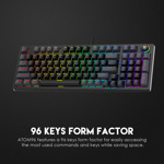 efdf7e3a430a2999a38440cba6acd7a0 Tastatura Mehanicka Gaming Fantech MK890 RGB Atom 96 siva (Blue switch)