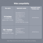 0188a6adefd78b1df2b9a8ee4e46b8b6 Torba za laptop sleeve Nillkin horizontal 16.1" crna