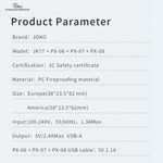 9b4db6ef6bac3487e8cb84478fe3088b Kucni punjac KONFULON JK77 2.4A sa iPhone lightning kablom beli 1m