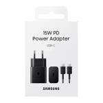 79841811fd62b63f61aac3146b0755f6 Samsung kucni punjac 15W Type C sa kablom crni (EP-T1510-XBE)