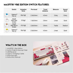 1e7867f94550281e6db6f72f0831e95c Tastatura Mehanicka Gaming Fantech MK910 RGB Vibe Maxfit 81 Royal Prince Wireless (Yellow switch)