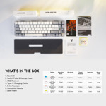 22bbff55c5029a646ab117140a6ce367 Tastatura Mehanicka Gaming Fantech MK911 RGB Vibe Maxfit 70 Epic Greyscale Wireless (Yellow switch)