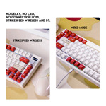 23fe56fb6cfd6cfc5e5dc71e38cd7de8 Tastatura Mehanicka Gaming Fantech MK910 RGB Vibe Maxfit 81 Royal Prince Wireless (Yellow switch)