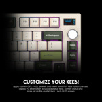 33f02d66f131b03bea72b4ede9a163f1 Tastatura Mehanicka Gaming Fantech MK910 RGB Vibe Maxfit 81 Milky Matcha Wireless (Yellow switch)