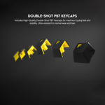 504ddd8187c4e3784e4edfcdf89222f7 Tastatura Mehanicka Gaming Fantech MK911 RGB Vibe Maxfit 70 Epic Greyscale Wireless (Yellow switch)